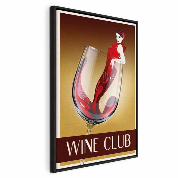 Quadro - Wine Club (1 Part) Vertical