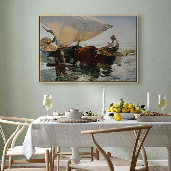 Quadro - Joaquín Sorolla y Bastida – The Return from Fishing