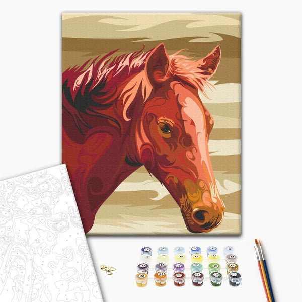 Quadro fai da te - Brown Horse