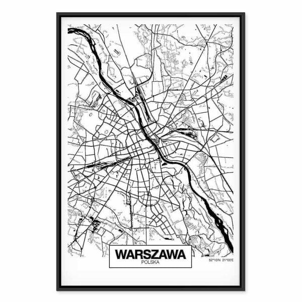 Quadro - City Plan: Warszawa (1 Part) Vertical