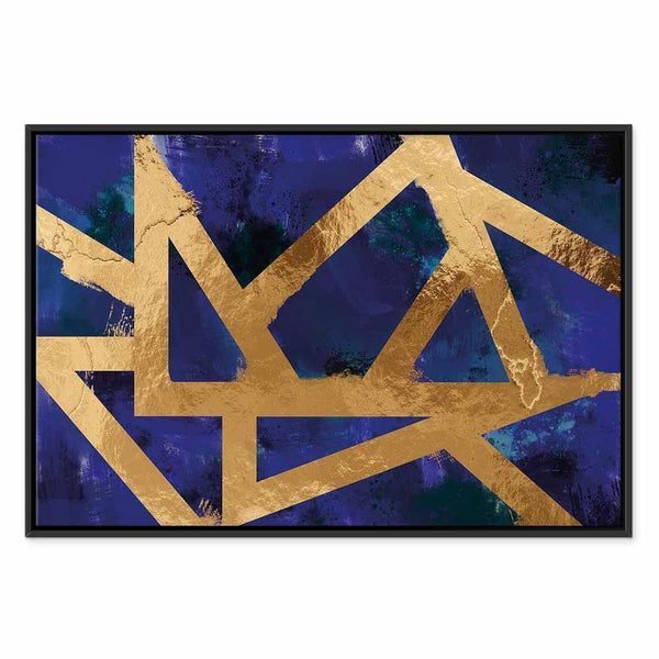 Quadro - Golden Geometry (1 Part) Wide