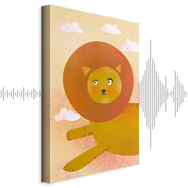 Quadro - Lion's Fun (1 Part) Vertical