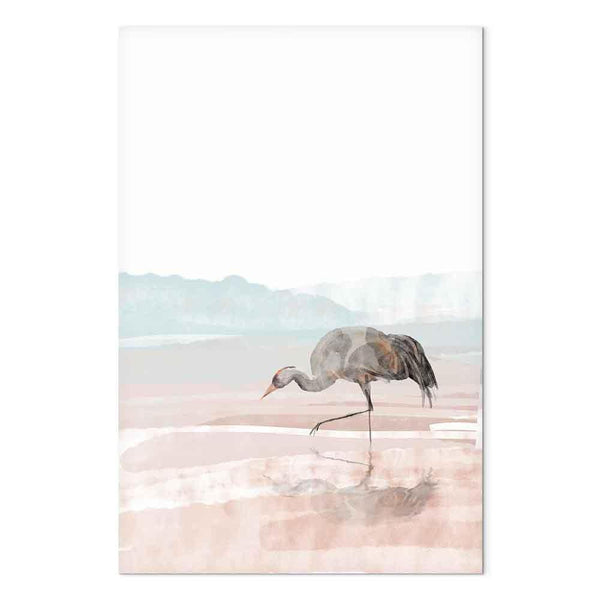 Quadro - Crane in the Morning (1 Part) Vertical