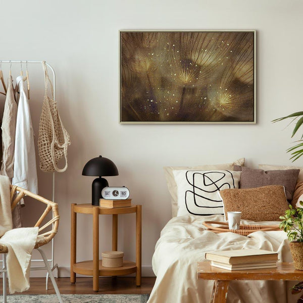 Quadro - Golden Dandelions (1 Part) Wide