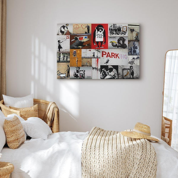 Quadro - Banksy - collage