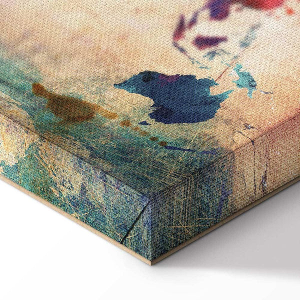 Quadro - Rainbow Map (triptych)