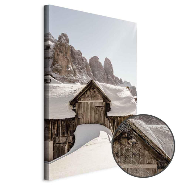 Quadro - Winter in the Dolomites (1 Part) Vertical