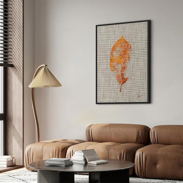 Quadro - Golden Flora (1 Part) Vertical