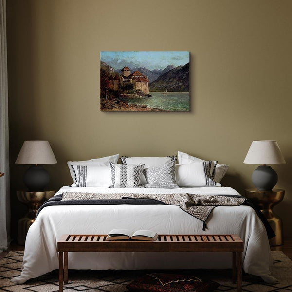Quadro - Gustave Courbet -Chillon Castle