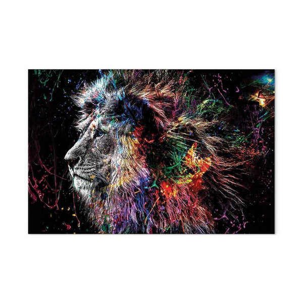 Quadro - Crazy Lion (1 Part) Wide