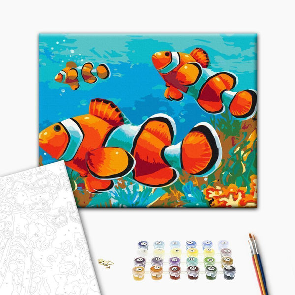 Quadro fai da te - Gold Fishes