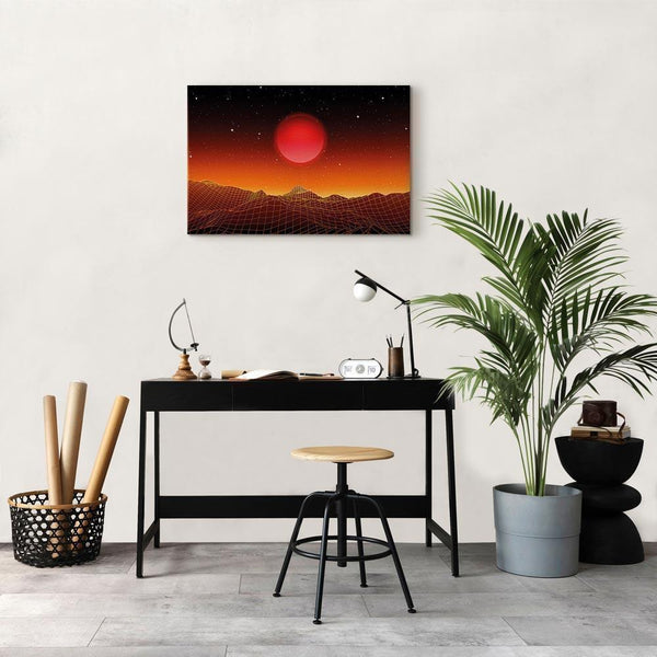 Quadro - Futuristic landscape (1 Part) Wide