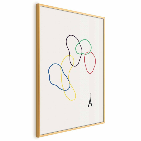 Poster - Colorful Circles - digital graphic - minimalism