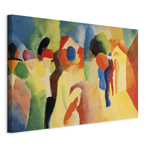 Quadro - August Macke – With a Yellow Jacket