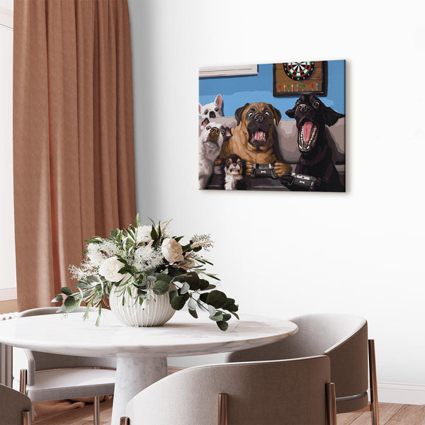 Quadro fai da te - Doggy players