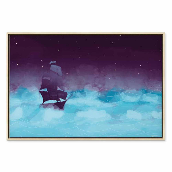 Quadro - Night Waves (1 Part) Wide - Third Variant