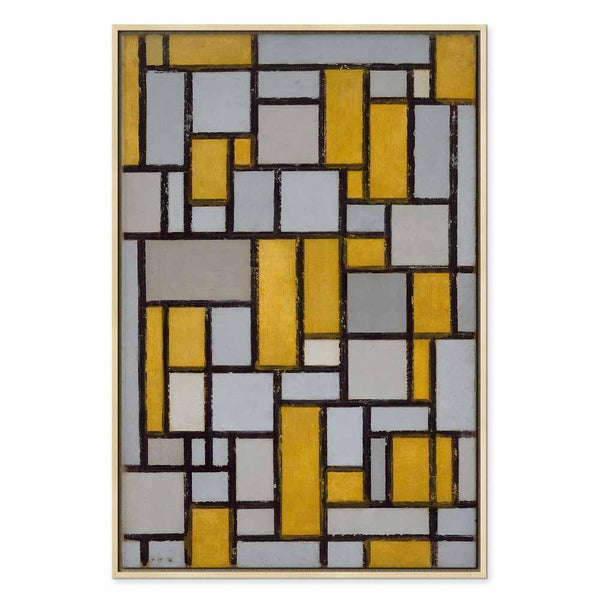 Quadro - Piet Mondrian – Composition with grid 9