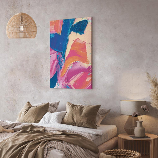 Quadro - Energetic Shapes - Dynamic Oil Paint Composition on Canvas