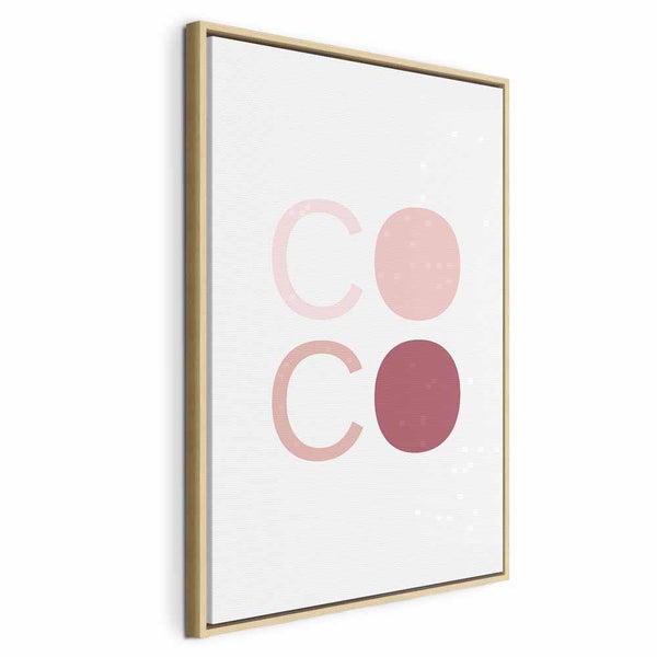 Quadro - Pink Coco (1 Part) Vertical