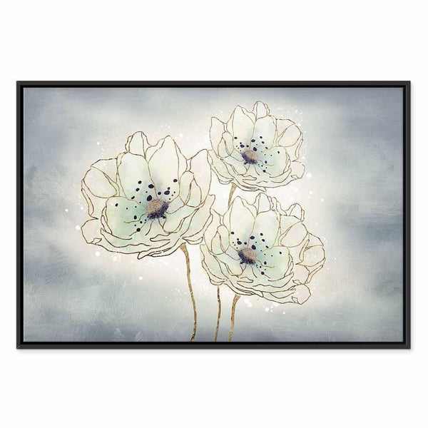 Quadro - Ocean Flowers (1 Part) Wide