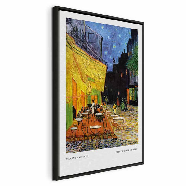 Quadro - Cafe at Night (1 Part) Vertical