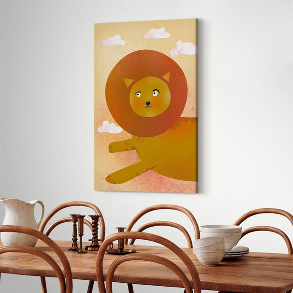 Quadro - Lion's Fun (1 Part) Vertical