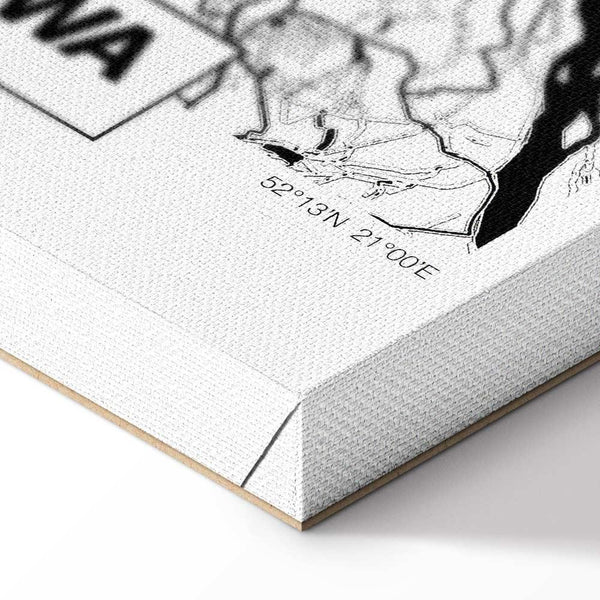 Quadro - City Plan: Warszawa (1 Part) Vertical