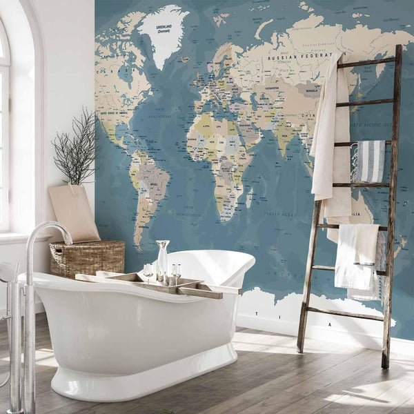 Carta da parati - Vintage World Map