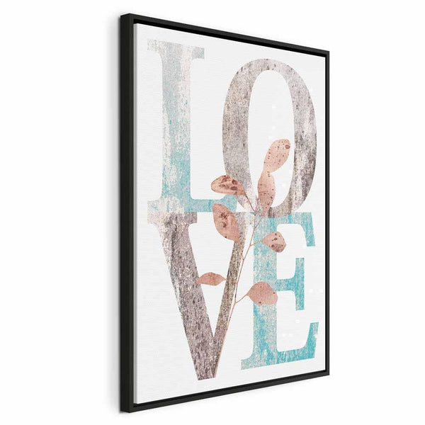 Quadro - Flourishing Letters (1 Part) Vertical