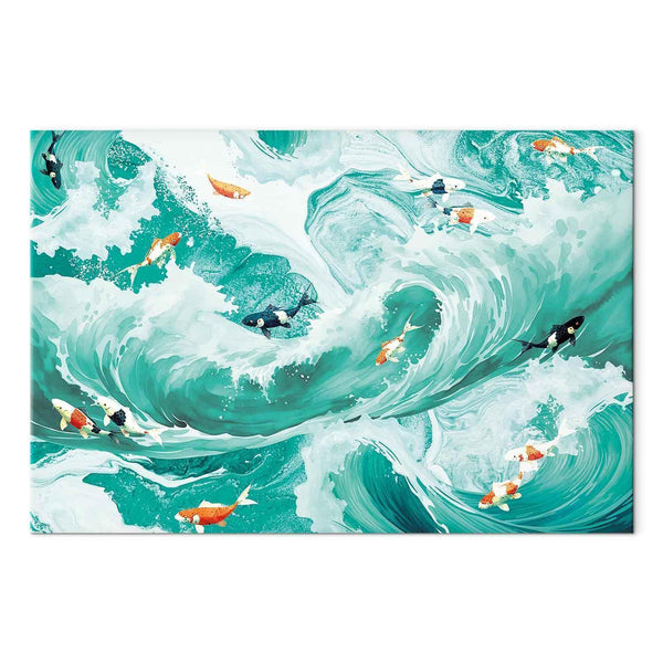Quadro - Fish and waves