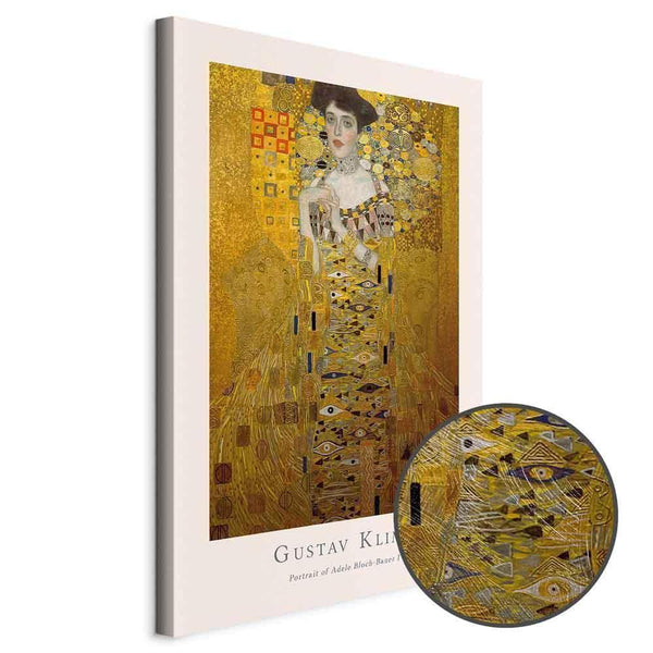Quadro - Gustav Klimt - Portrait of Adele Bloch (1 Part) Vertical