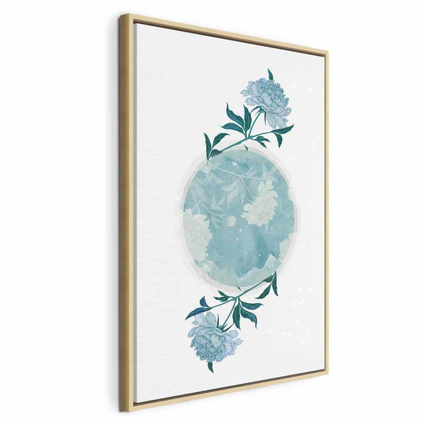 Quadro - Floral Planet (1 Part) Vertical