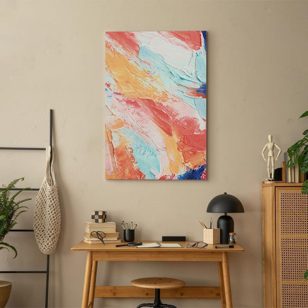 Quadro - Spring Shades - A Colorful Mix of Warm and Cool Tones on Canvas