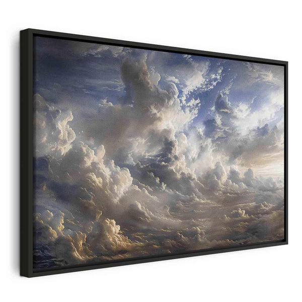 Quadro - Golden Reflections on Clouds Foretelling Dusk