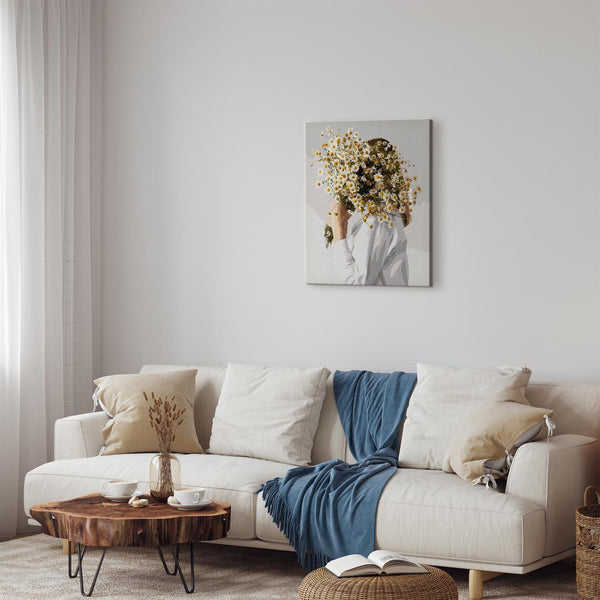 Quadro fai da te - Chamomile fan