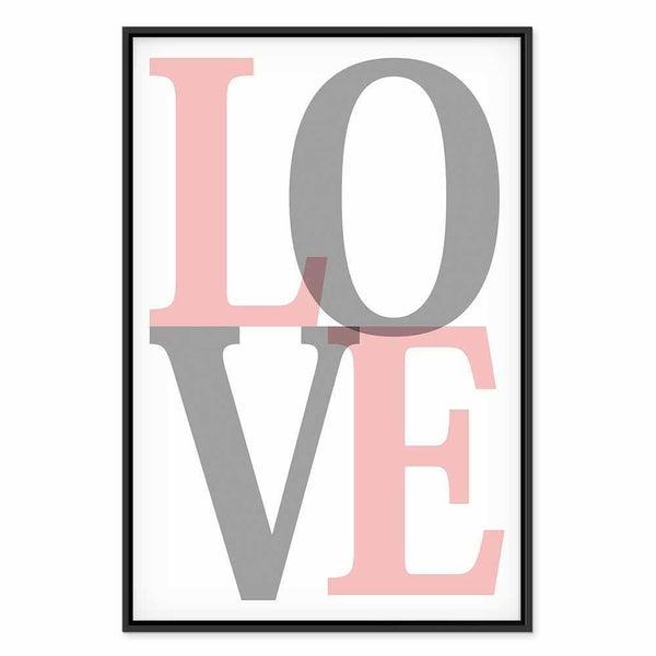 Quadro - Grey Love (1 Part) Vertical
