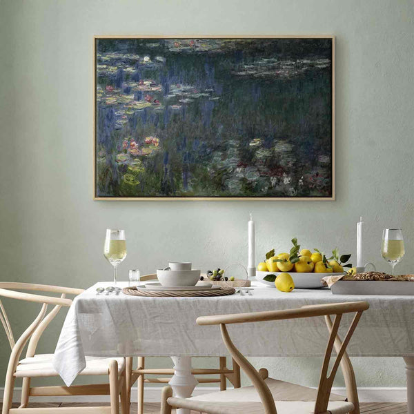 Quadro - Claude Monet – Waterlilies: Green Reflections