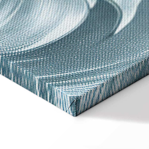 Quadro - Stone Baroque Ornaments in Light Shades of Gray-Blue