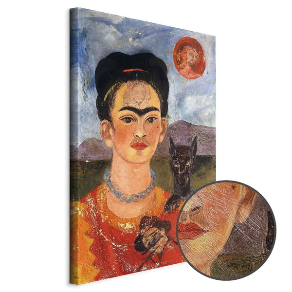 Quadro - Frida Kahlo – Self-Portrait with Diego on My Breast