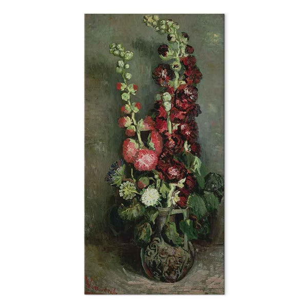Quadro - Vincent Van Gogh – Vase of Hollyhocks
