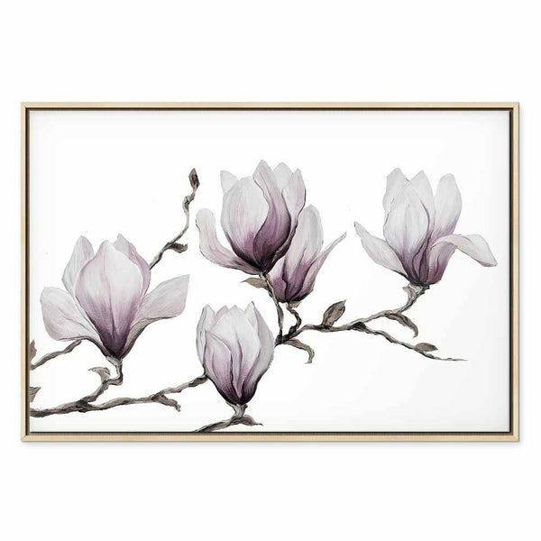 Quadro - Painted Magnolias (1 Part) Wide
