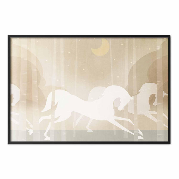 Poster - Galloping Horses