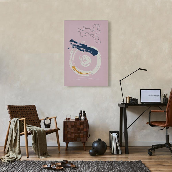 Quadro - Pink Accent (1 Part) Vertical