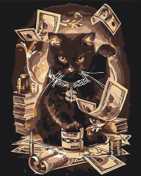 Quadro fai da te - Fortune-bringing cat