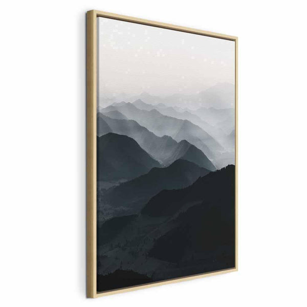 Quadro - Parallel Ridges (1 Part) Vertical