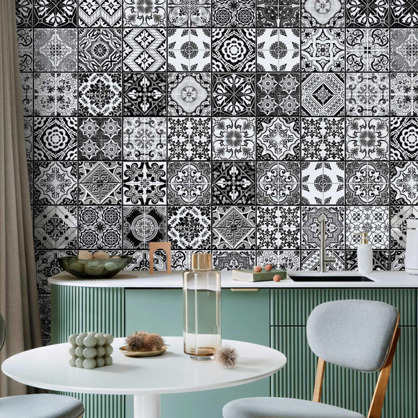 Carta da parati - Arabesque - Black& White