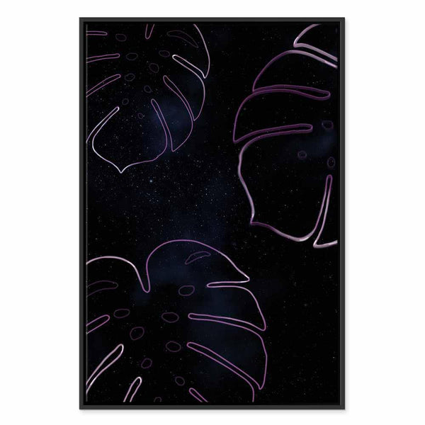Quadro - Galactic Monstera (1 Part) Vertical