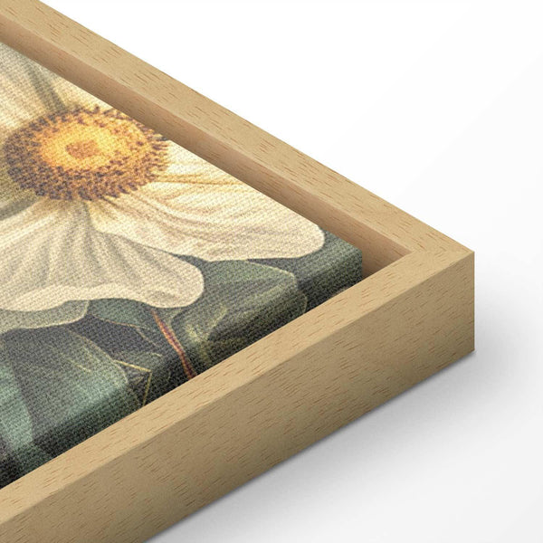 Quadro - Flowers, birds and butterflies – vintage-style illustration