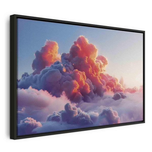 Quadro - Twilight Spectacle: Clouds in Shades of Pink and Violet