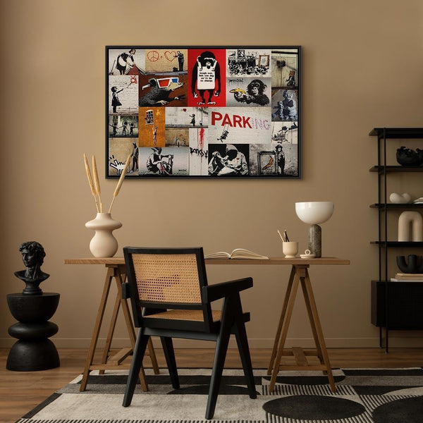 Quadro - Banksy - collage